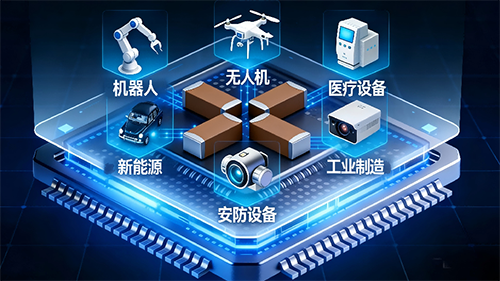 叁叶源车规级容阻元器件，赋能四足机器狗巡检特种作业量产落地