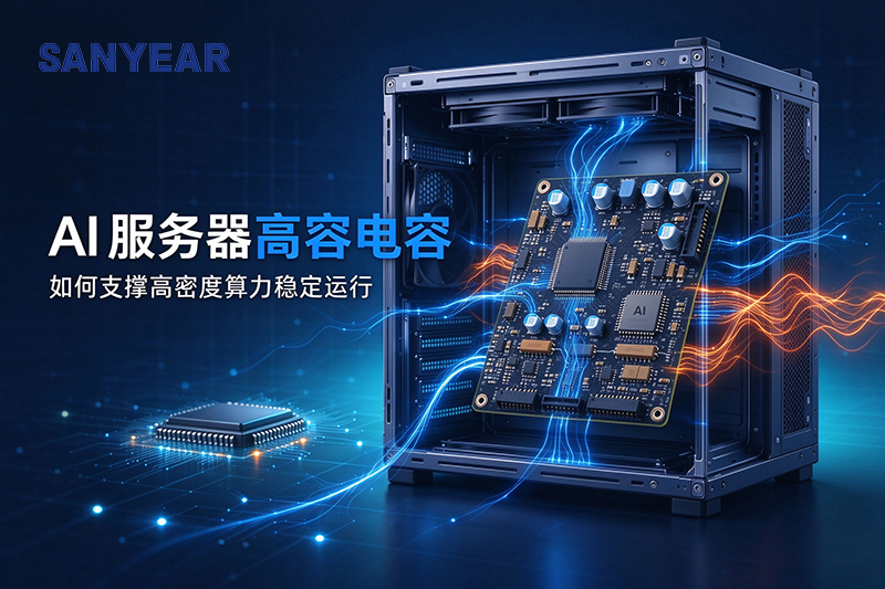 AI 服务器高容电容如何支撑高密度算力稳定运行