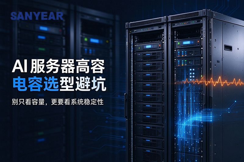AI 服务器高容电容选型避坑：别只看容量，更要看系统稳定性